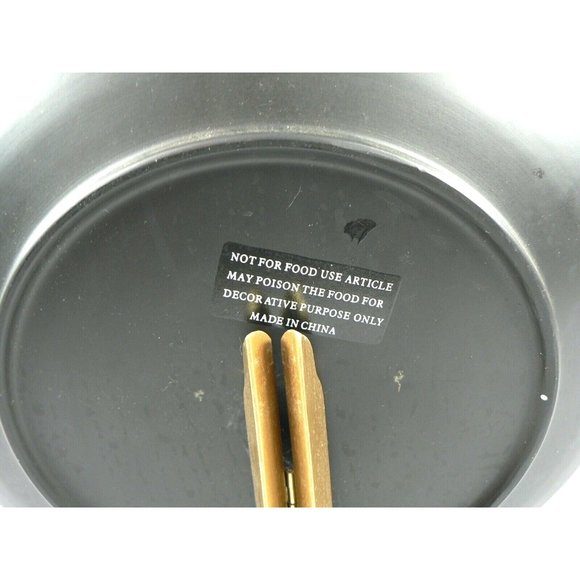 Asian Decorative Plate and Easel Rose Floral Scallop Edge - Picture 5 of 10